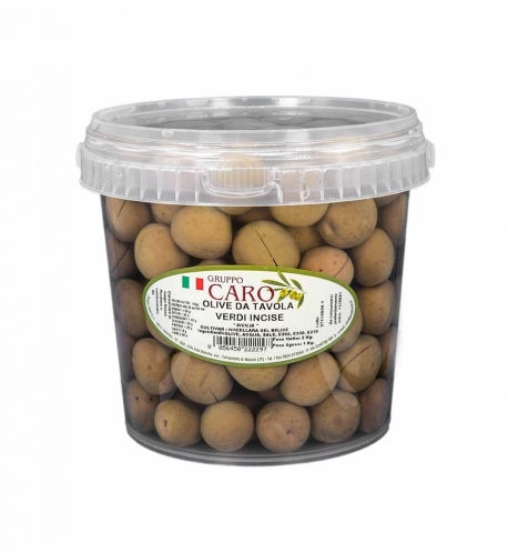 image Incised Green olives Nocellara in brine
