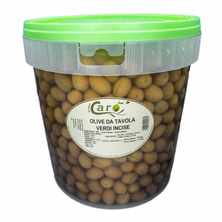 image 4 of Incised Green olives Gioconda in brine