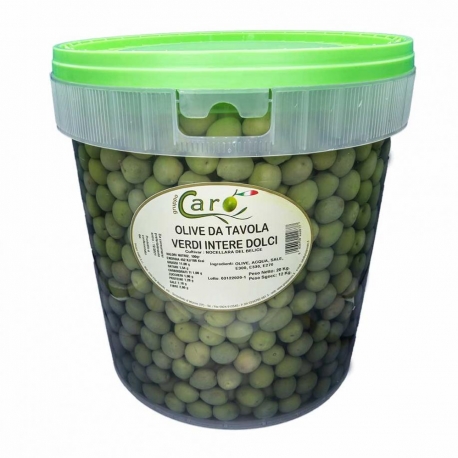 image 4 of Sweetened Whole green olives Nocellara in brine