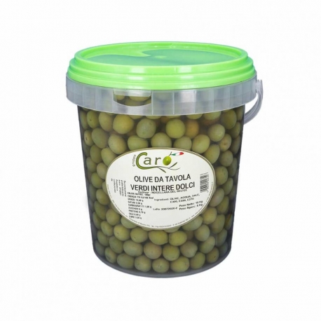 image 3 of Sweetened Whole green olives Nocellara in brine