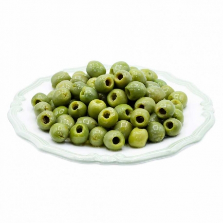 image 1 of Pitted Nocellara marinated green olives in brine