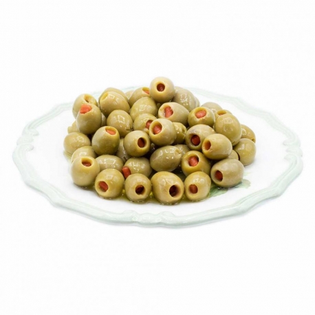 image 1 of Stuffed green olives with pepper in brine