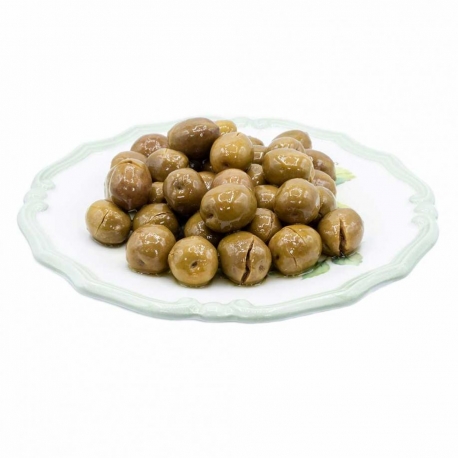 image 1 of Crushed Nocellara green olives in brine
