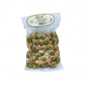 Seasoned green olives with pickled vegetables