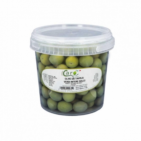 image Sweetened Whole green olives Nocellara in brine